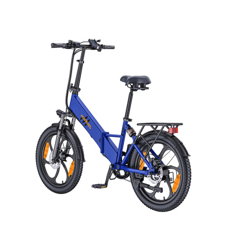 Electric Bike HillMiles Mile 2 Motor 350W Battery36V13Ah 20 inch wheels dual hydraulic brakes - Blue