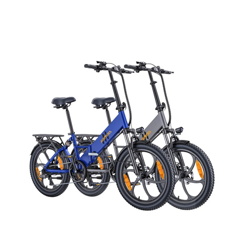 Electric Bike HillMiles Mile 2 Motor 350W Battery36V13Ah 20 inch wheels dual hydraulic brakes - Grey