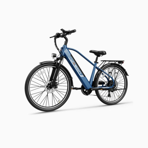 Electric Bike JASION EB5 Roamer - Motor 500W  Battery 48V10AH 26 Inch Mechanical disc brake - Blue