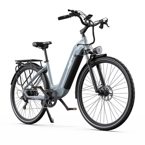 Electric Bike ONESPORT OT05 PRO - Motor 250W Battery 36V22.5AH 28 Inch Disc Brakes - Grey
