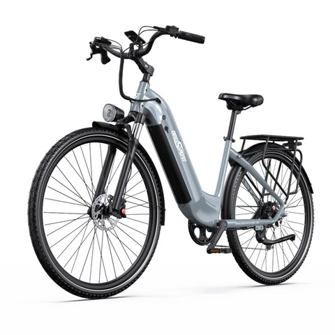 Electric Bike ONESPORT OT05 PRO - Motor 250W Battery 36V22.5AH 28 Inch Disc Brakes - Grey