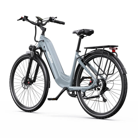 Electric Bike ONESPORT OT05 PRO - Motor 250W Battery 36V22.5AH 28 Inch Disc Brakes - Grey
