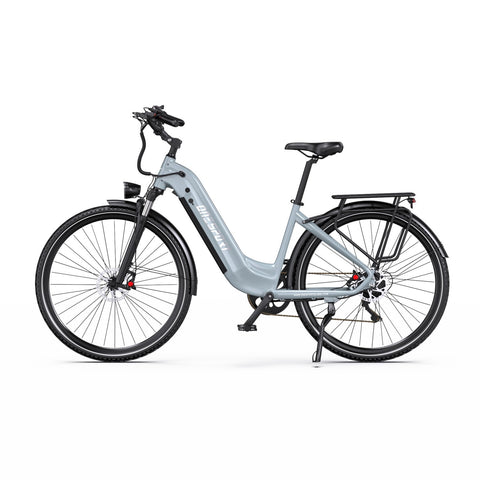 Electric Bike ONESPORT OT05 PRO - Motor 250W Battery 36V22.5AH 28 Inch Disc Brakes - Grey