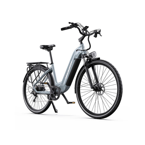 Electric Bike ONESPORT OT05 PRO - Motor 250W Battery 36V22.5AH 28 Inch Disc Brakes - Grey