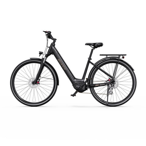 Onesport OT07 Electric Bike - Motor 250W Battery 36V14AH 27.5" Tires Hydraulic Disc Brake - Black