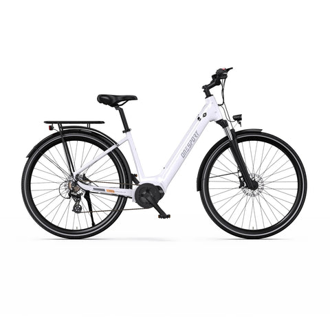 Onesport OT07 Electric Bike - 250W Motor 36V14AH Battery 27.5" Tires Hydraulic Disc Brake -White