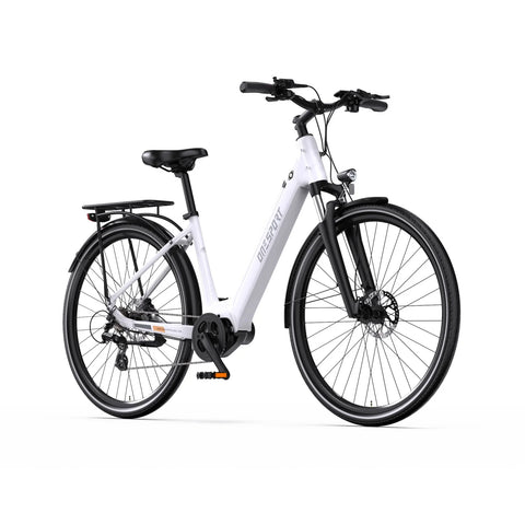 Onesport OT07 Electric Bike - 250W Motor 36V14AH Battery 27.5" Tires Hydraulic Disc Brake -White