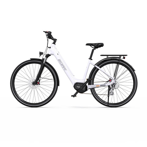 Onesport OT07 Electric Bike - 250W Motor 36V14AH Battery 27.5" Tires Hydraulic Disc Brake -White