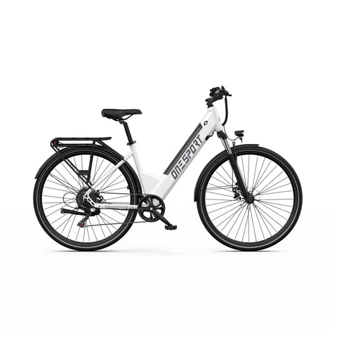 ONESPORT OT12  36V13Ah 27.5" Electric Bike - 250W Motor  Linear Brakes - White