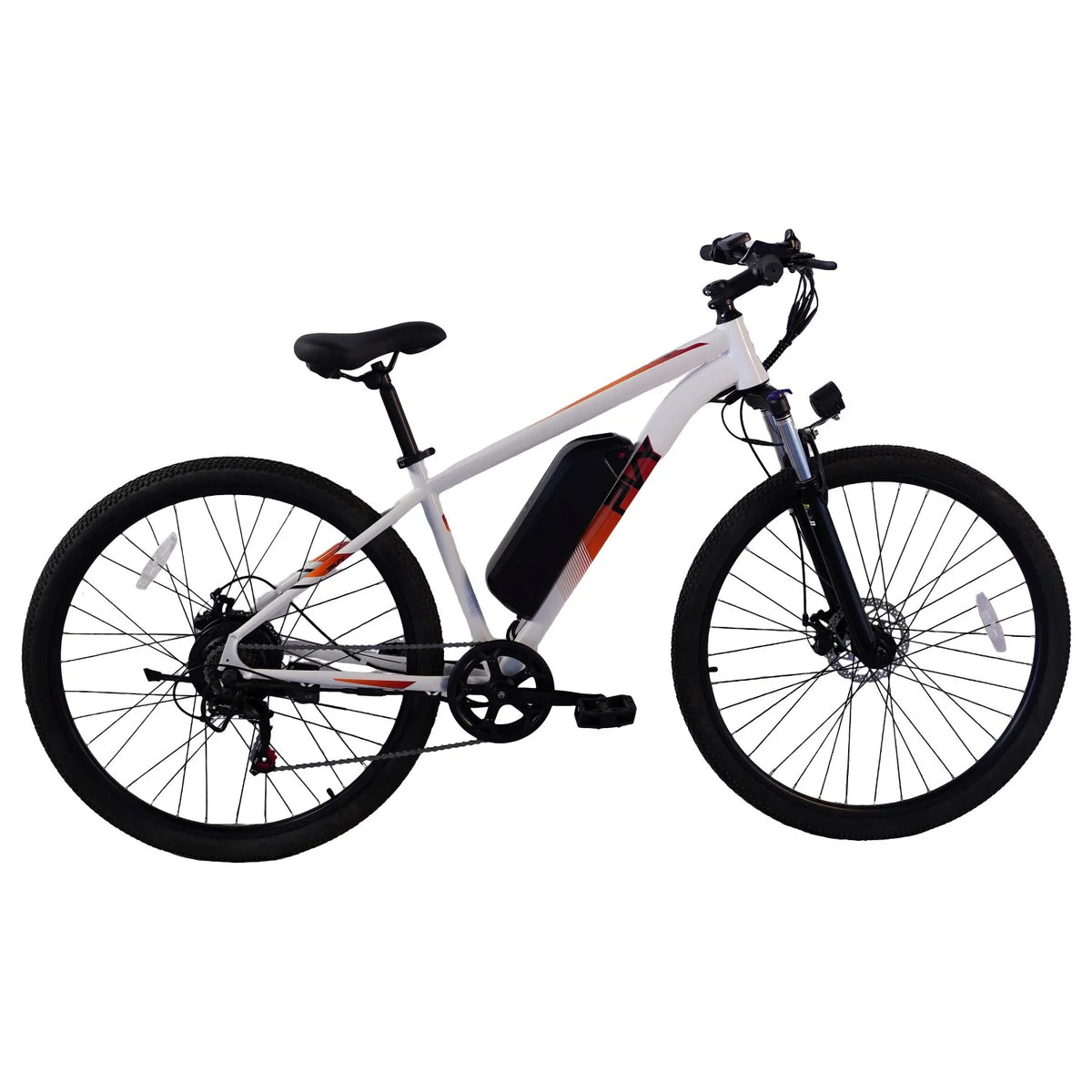 PVY M29 Electric Bike - 250W Motor 48V17.5AH Battery 29-inch Tires Mechanical Disc Brakes - White