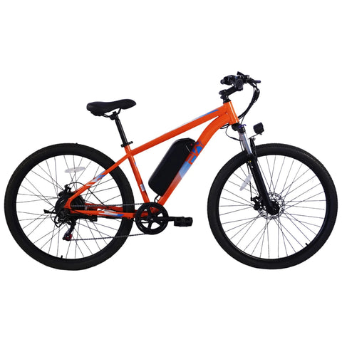 PVY M29 Electric Bike - 250W Motor 48V17.5AH Battery 29-inch Tires Mechanical Disc Brakes - Orange