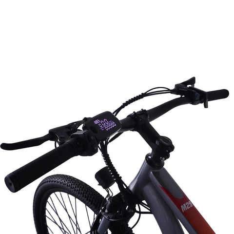 PVY M29 Electric Bike - 250W Motor 48V17.5AH Battery 29-inch Tires Mechanical Disc Brakes - White