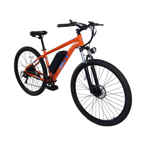 PVY M29 Electric Bike - 250W Motor 48V17.5AH Battery 29-inch Tires Mechanical Disc Brakes - Orange