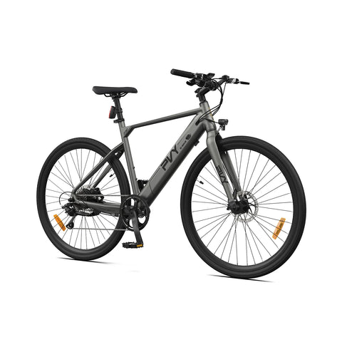 PVY P30 Electric Bike - 250W Motor 36V13.5AH Battery 27.5" Tires Hydraulic Disc Brakes - Gray