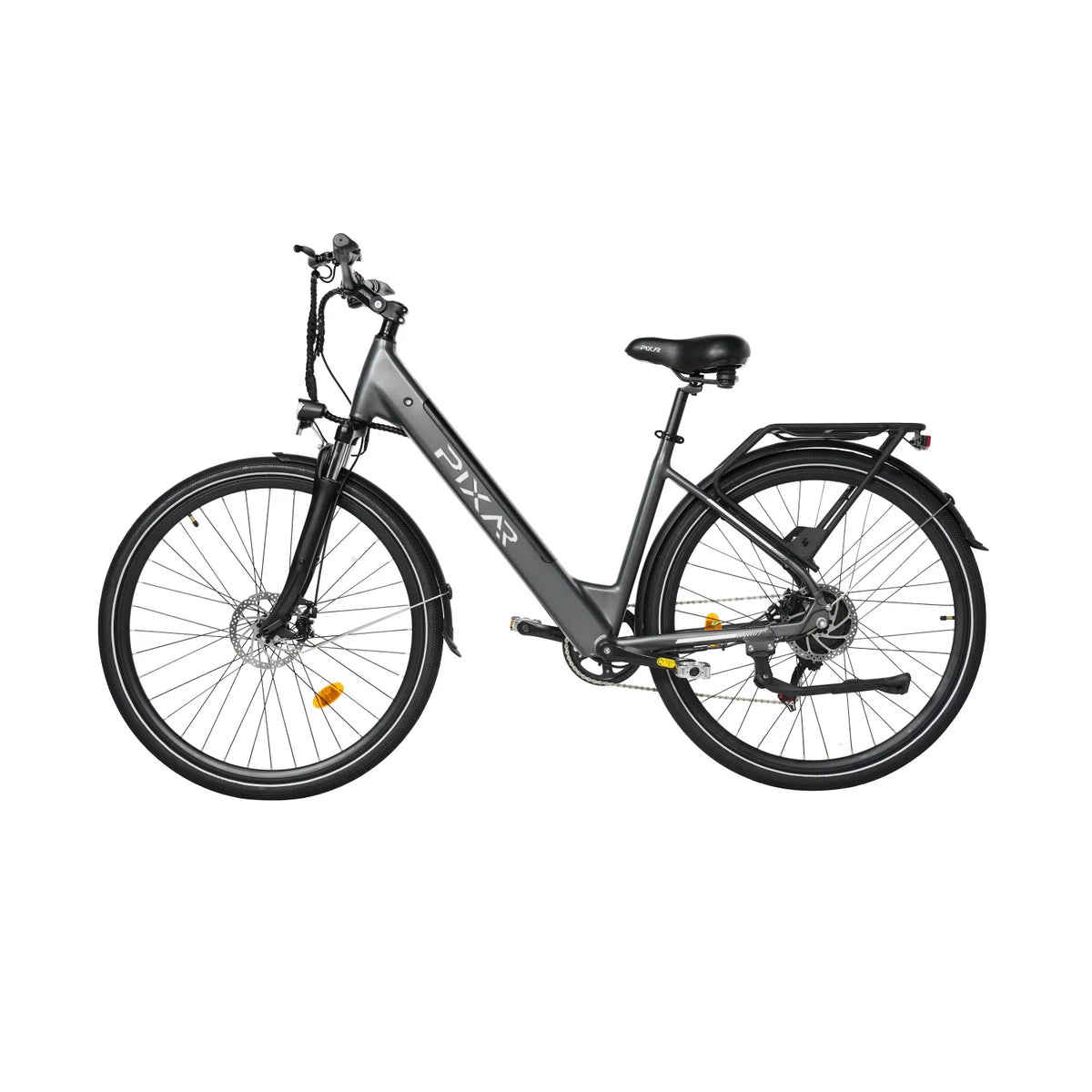 PIXAR CITY1 250W 36V 10.4Ah eBike 120KG 15° Climb Grey