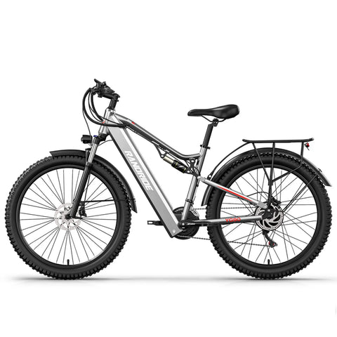 RANDRIDE YG90 Electric Bike -  500W Motor  27.5" 48V17Ah - Gray