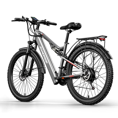 RANDRIDE YG90 Electric Bike -  500W Motor  27.5" 48V17Ah - Gray