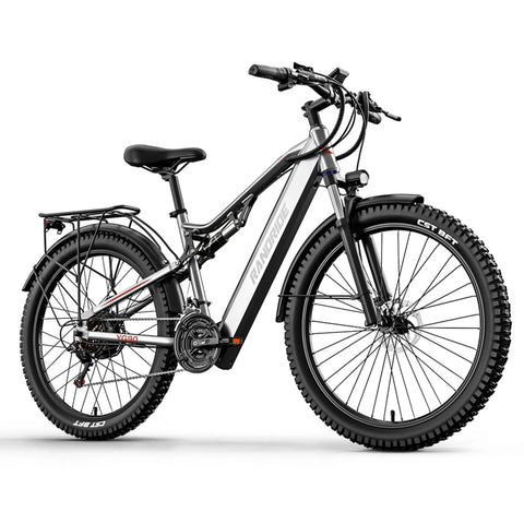 RANDRIDE YG90 Electric Bike -  500W Motor  27.5" 48V17Ah - Gray