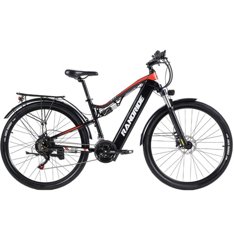 RANDRIDE YG 90 -Electric Bike 29" 500W Motor 48V17Ah Hydraulic Disc - Black
