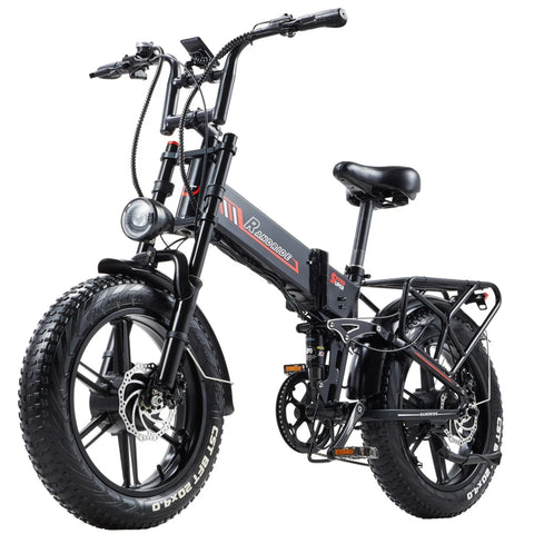 RANDRIDE YX 20M - Motor 1000W Electric Bike Battery 48V17Ah 20'' Hydraulic Brake - Black