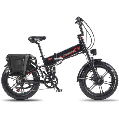 RANDRIDE YX 20M - Motor 1000W Electric Bike Battery 48V17Ah 20'' Hydraulic Brake - Black