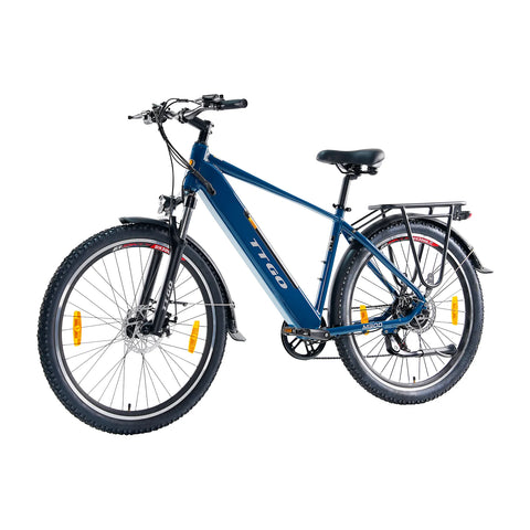TTGO M300 Electric Bike  – 27.5 Inch Tires 250W Motor 36V20AH Battery Disc Brakes –Blue