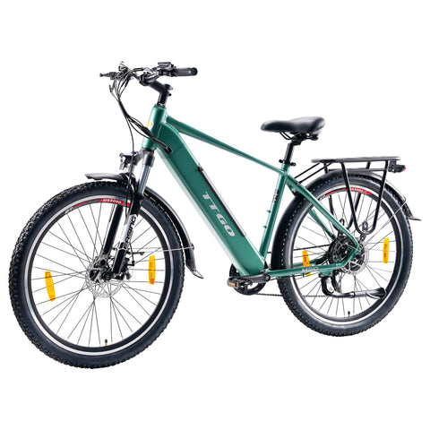 TTGO M310  Electric Bike –500W Motor 48V15AH Battery 27.5 Inch Tires  Disc Brakes – Green