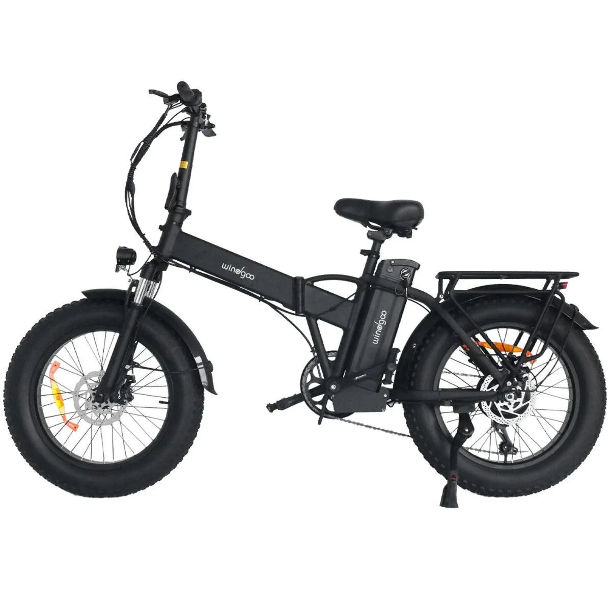 Windgoo F21 Pro Electric Bike - Motor 250W Battery 48V 12.5Ah 20x4.0 Inch Fat Tire Disc Brakes - Black
