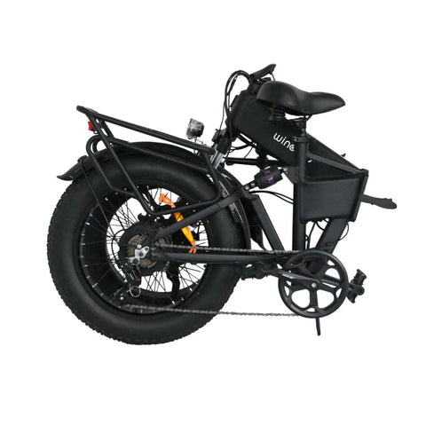 Windgoo F22 Pro Folding Electric Bike - Motor 250W Battery 48V 12.5Ah 20x4.0 Inch Fat Tire LCD - Black