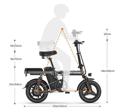 ENGWE T14 EU Electric Bike: 250W Power, 480Wh Battery | 45KM Range