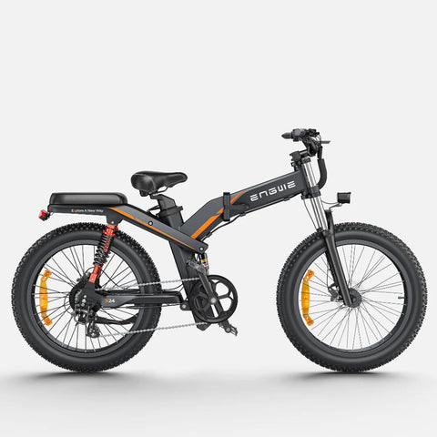 ENGWE X24 Electric Bike: 1000W Power, 1401.6Wh Battery | 100KM Range