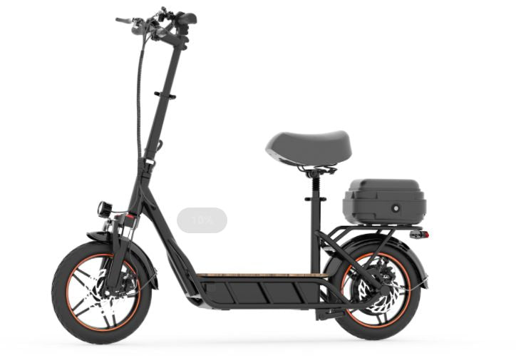 Kukirin C1 Pro Electric Scooter - 500W Motor 1200WH Battery 100KM Range Foldable Design-Black