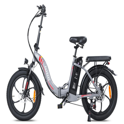 FAFREES F20 Electric Bike - 250W Motor 576WH Battery 70KM Range - Gray