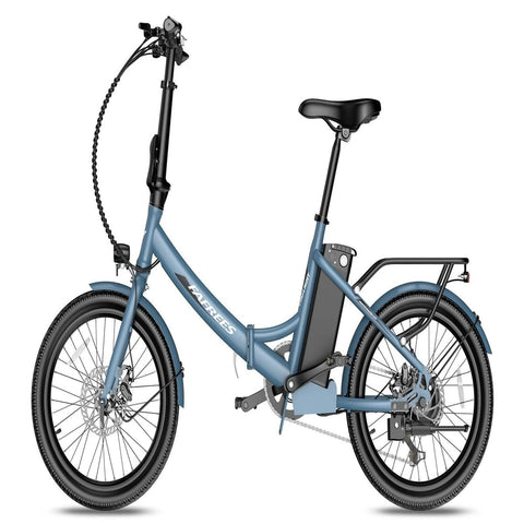 FAFREES F20 Light Electric Bike - 250W Motor 522WH Battery 60KM Range - Grayish blue