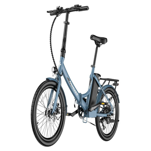 FAFREES F20 Light Electric Bike - 250W Motor 522WH Battery 60KM Range - Grayish blue