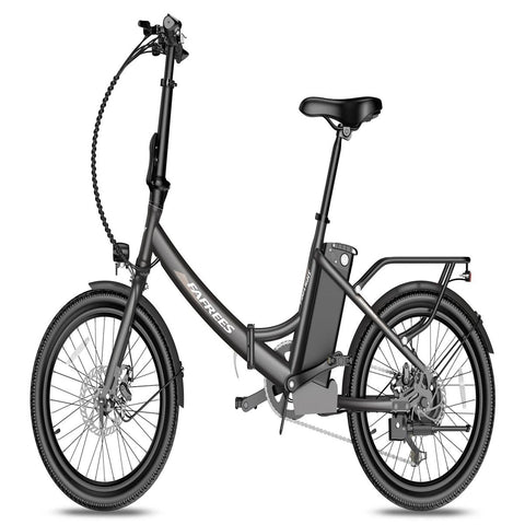 FAFREES F20 Light Electric Bike - 250W Motor 522WH Battery 60KM Range - Gun black