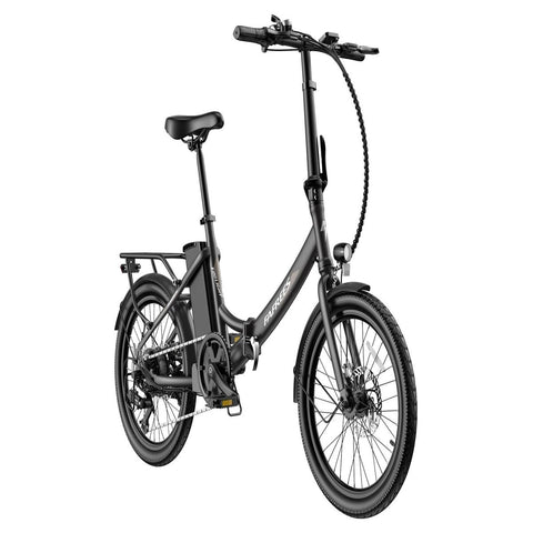 FAFREES F20 Light Electric Bike - 250W Motor 522WH Battery 60KM Range - Gun black