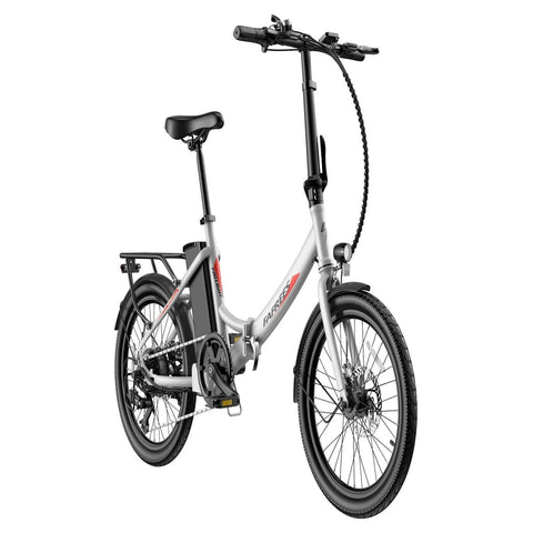 FAFREES F20 Light Electric Bike - 250W Motor 522WH Battery 60KM Range - White