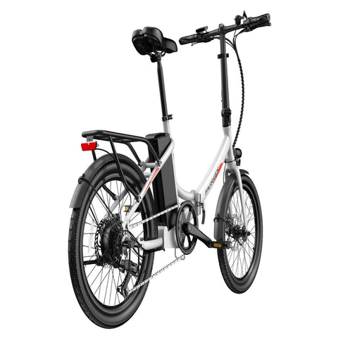 FAFREES F20 Light Electric Bike - 250W Motor 522WH Battery 60KM Range - White