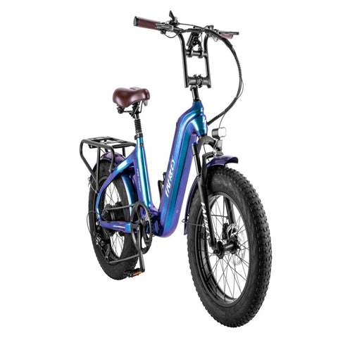 FAFREES F20 Master Electric Bike - 500W Motor 1080WH Battery 110KM Range - Aurora Blue