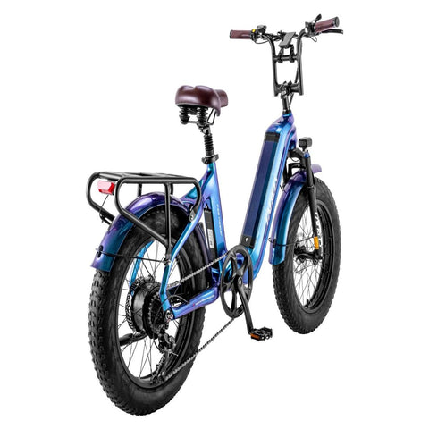 FAFREES F20 Master Electric Bike - 500W Motor 1080WH Battery 110KM Range - Aurora Blue