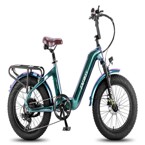 FAFREES F20 Master Electric Bike - 500W Motor 1080WH Battery 110KM Range - Aurora Green