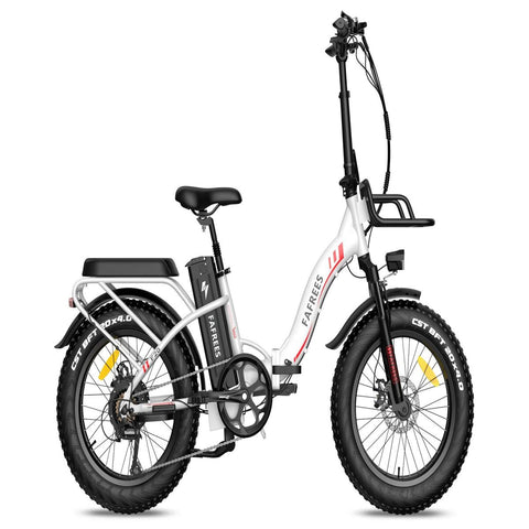 FAFREES F20 Max Electric Bike - 500W Power 1080WH Battery 110KM Range | White