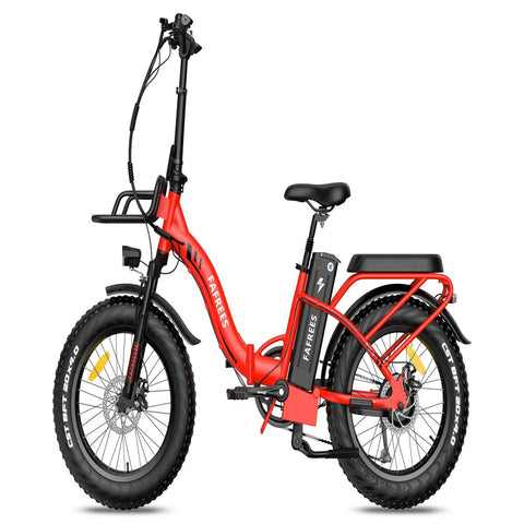 FAFREES F20 Max Electric Bike - 500W Power 1080WH Battery 110KM Range | Red