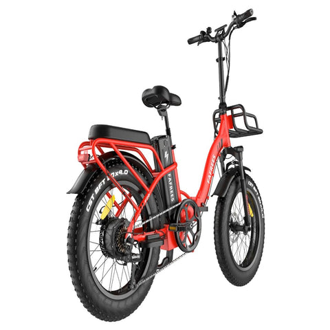 FAFREES F20 Max Electric Bike - 500W Power 1080WH Battery 110KM Range | Red