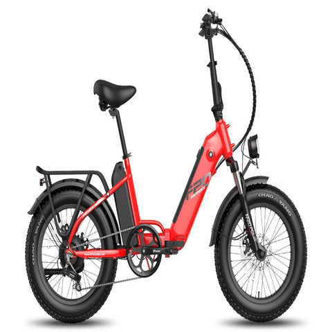 FAFREES FF20 Polar Electric Bike - 500W Motor 500WH*2 Battery 110 KM Range - Red