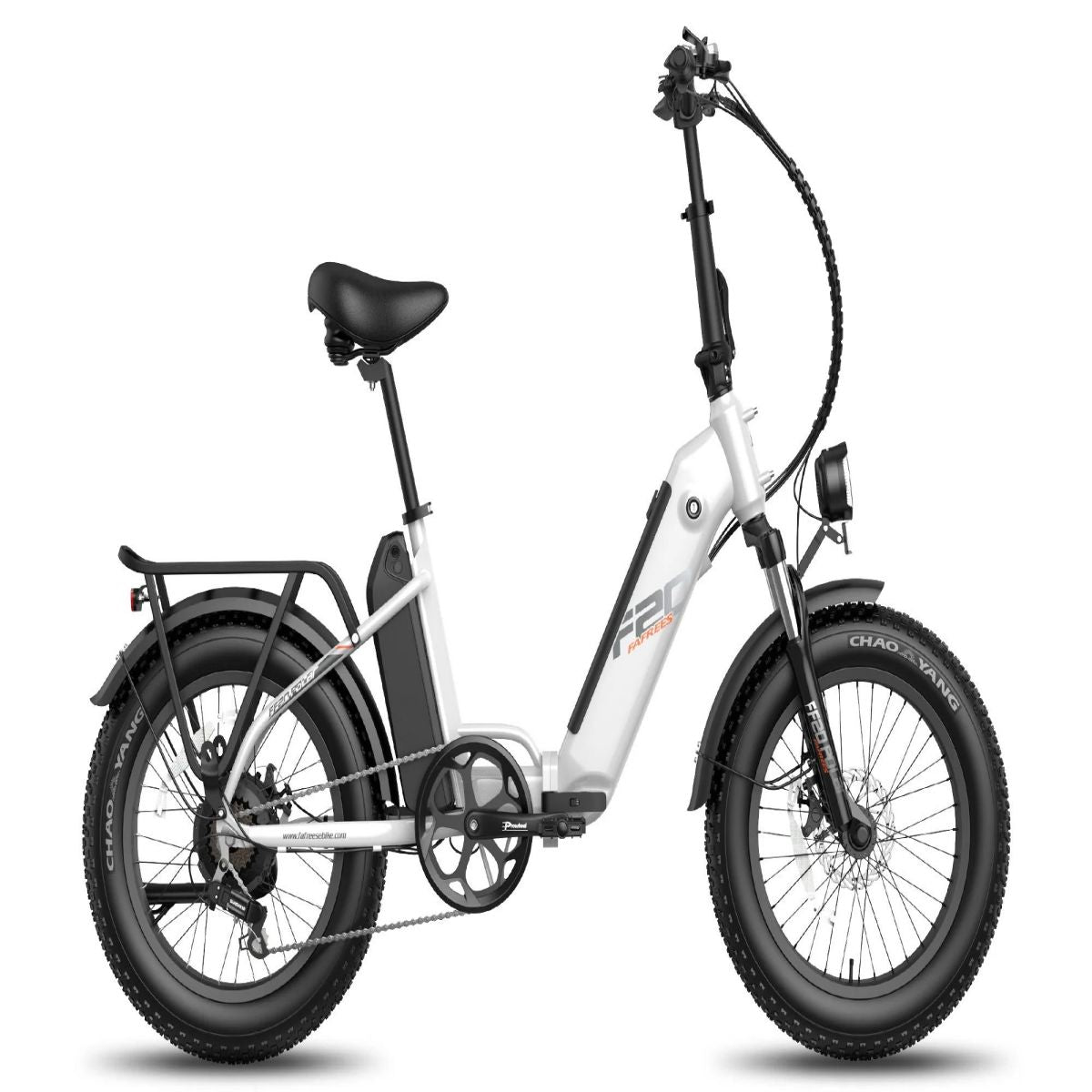 FAFREES FF20 Polar Electric Bike - 500W Motor 110KM Range Disc Brakes - White