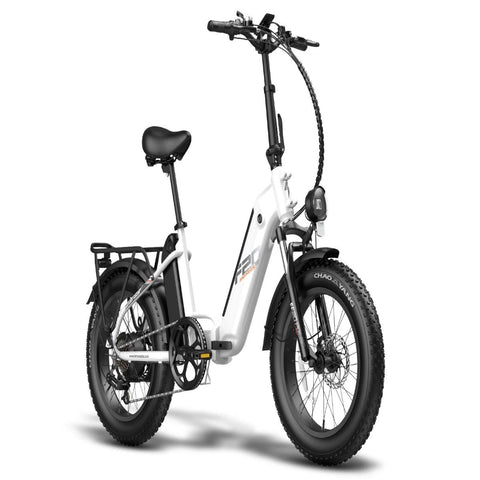 FAFREES FF20 Polar Electric Bike - 500W Motor 110KM Range Disc Brakes - White