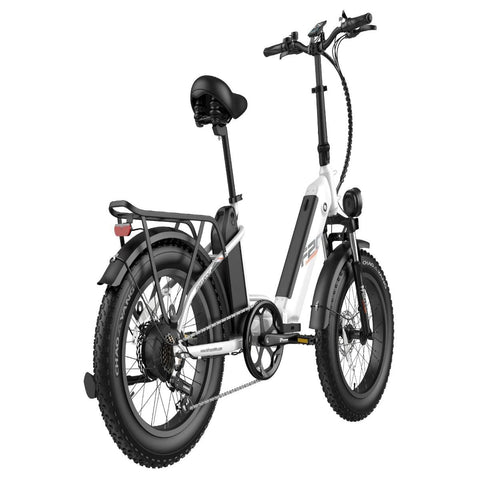 FAFREES FF20 Polar Electric Bike - 500W Motor 110KM Range Disc Brakes - White