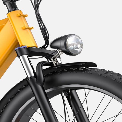 ENGWE E26 Electric Bike - 250W Motor 768WH Battery 140KM Range Disc Brakes - Yellow